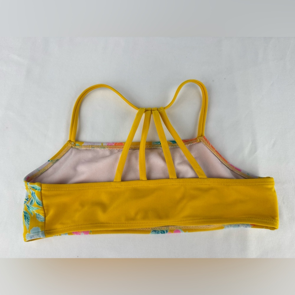 Art Class Yellow Floral Bikini Top - Picture 2 of 4